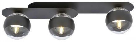 EMIBIG PLAZA LAMPA SUFITOWA 3-PUNKTOWA CZARNA/STRIPE 1121/3 11213