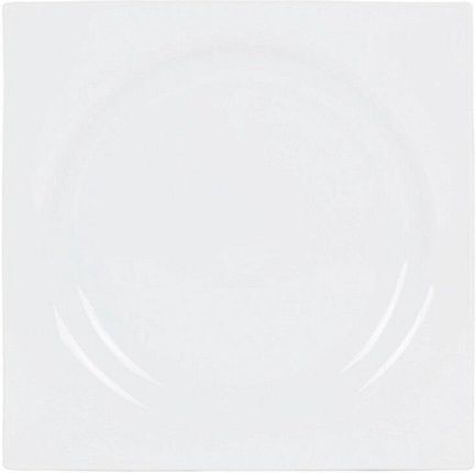 Bigbuy Home Talerz płaski Zen Porcelana Biały 27X27X3Cm (S2208522)