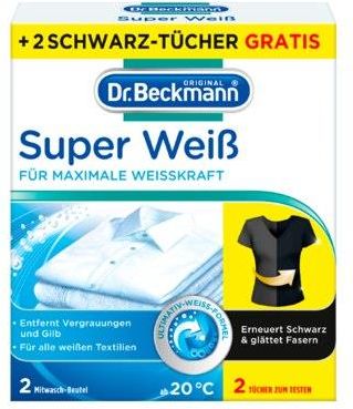 Delta Pronatura Dr.Beckmann Super Weiss Wybielacz 2X40G (8550)