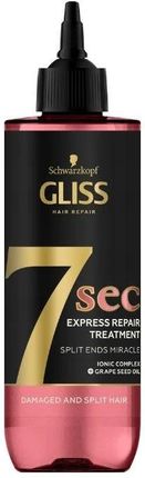 Gliss 7Sec Express Repair Treatment Split Ends Miracle Ekspresowa Kuracja Do Włosów Z Rozdwajającymi Się Końcówkami 200 ml