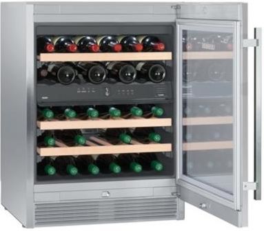 Liebherr Szafa chłodnicza do przechowywania i ekspozycji wina z 2 strefami temperatur 95 l | Vinidor