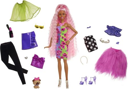 Barbie Extra zestaw Lalka Ubranka Piesek HGR60