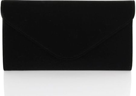 Zamszowa czarna kopertówka W35z