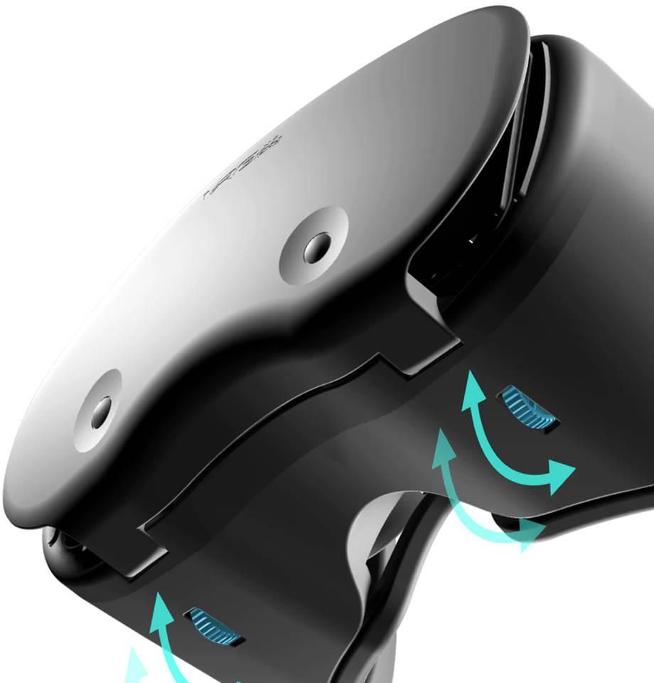 Okulary gogle VR 3D VRG PRO X7 VRG PRO X7 + Pilot Bluetooth - zdjęcie 4 Okulary gogle VR 3D VRG PRO X7 VRG PRO X7 + Pilot Bluetooth