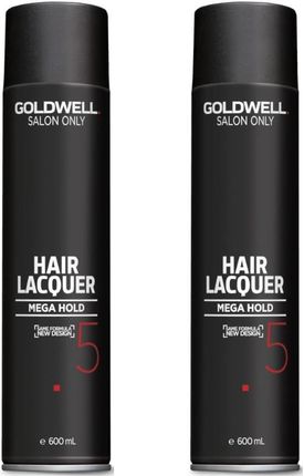 Goldwell Salon Only Hair | Zestaw Do Włosów: Super Mocny Lakier Włosów 2X600Ml