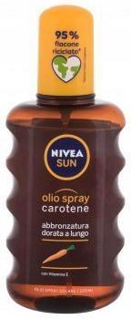 Nivea Nivea Sun Carotene Oil Spray Preparat Do Opalania Ciała 200Ml