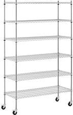 Zdjęcie Royal Catering Regał Metalowy 120X45 189Cm 90Kg 4 Kółka Rcmr 1800P49 - Sława