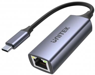 UNITEK ADAPTER USB-C - RJ45 1GBIT LAN, PD 100W (U1323A)