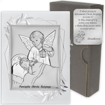 Obrazek srebrny Aniołek Twój Anioł Stróż DS32FO