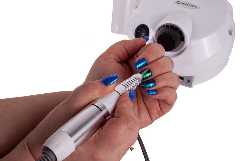 Maltec Mocna Frezarka Do Paznokci 30W + Frezy - zdjęcie 2 Maltec Mocna Frezarka Do Paznokci 30W + Frezy