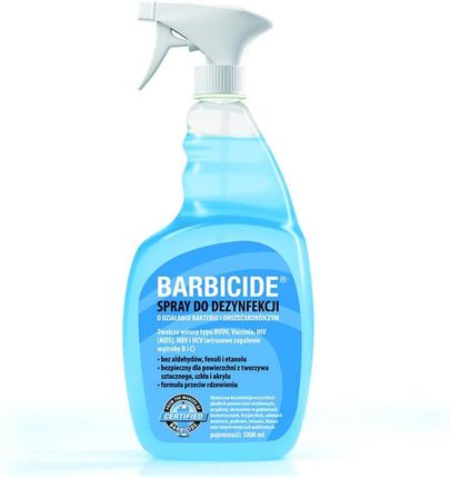 Barbicide Spray Do Dezynfekcji Wszystkich Powierzchni 1000Ml Bez Zapachu