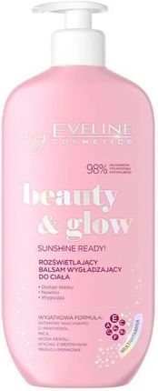 Eveline Cosmetics Beauty&Glow Rozświetlający Balsam Wygładzający Do Ciała 350 ml