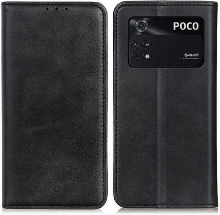 Skórzane Etui Wallet Case do Xiaomi Poco M4 Pro 4G