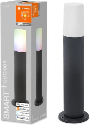 Ledvance Smart+ Wifi Outdoor Pipe Lampa Stojąca Zewnętrzna Biały Szary 4058075564206
