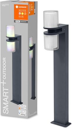 Ledvance Smart+ Wifi Outdoor Flare Lampa Stojąca Zewnętrzna Biały Szary 4058075564343