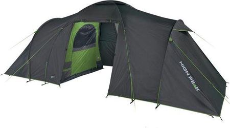 High Peak Dome Tent Como 4.0 Dark Grey Green With 2 Bedrooms