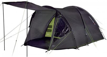 High Peak Family Dome Tent Samos 5 Dark Grey Green With Porch