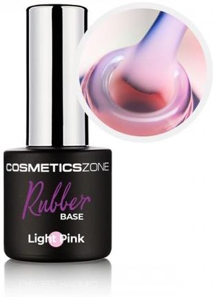 Cosmetics Zone Baza kauczukowa różowa Rubber Base Light Pink 7ml
