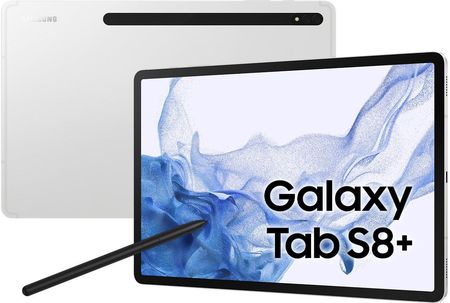 Samsung Galaxy Tab S8+ Wi-Fi 12.4" 8/256GB Srebrny (SM-X800NZSBEUE)