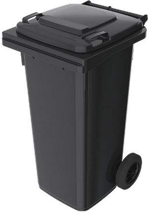 Pojemnik do segregacji odpadów na kółkach pojemność 120 l (kolor antracyt)
