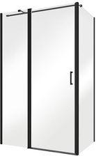 Zdjęcie Besco Exo-C Black 100x90x190cm Czarne + Panel (ECB100190C/PCH9B190C) - Warszawa