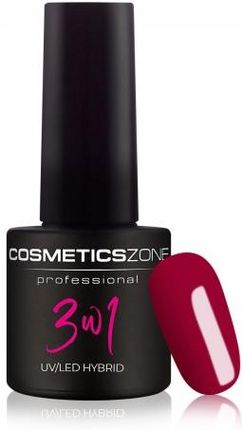 Cosmetics Zone Lakier hybrydowy 3w1 kolor ciemny czerwony – M9