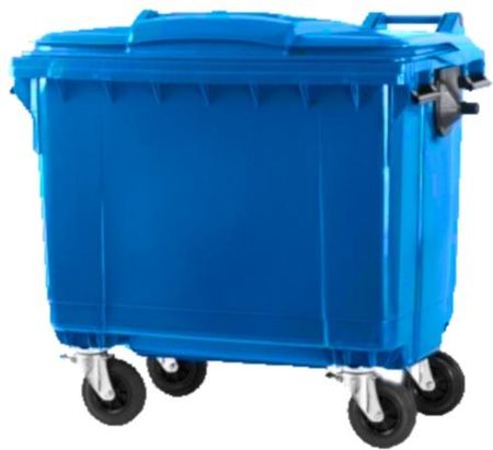 Pojemnik do segregacji odpadów na kółkach pojemność 1100 l (kolor niebieski)