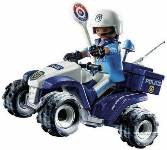 PLAYMOBIL - Policier et quad 71092 - Dès 4 ans - Super U, Hyper U, U  Express 