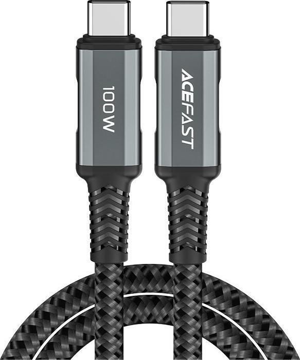 Acefast Kabel Usb Kabel Usb Typ C Usb Typ C M W V A Szary C Deep Space Gray