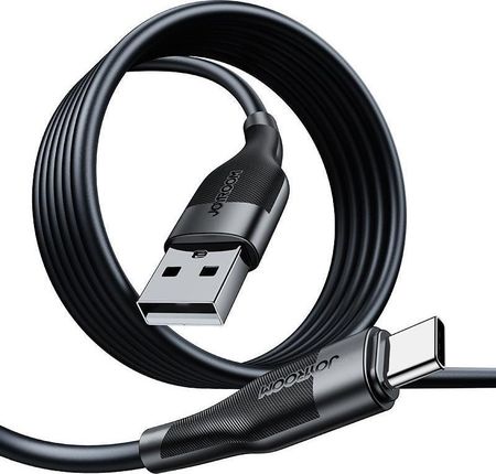 JOYROOM KABEL USB   KABEL USB - USB TYP C DO ŁADOWANIA / TRANSMISJI DANYCH 3A 1M CZARNY (S-1030M12)  ()