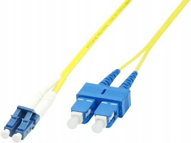 MICROCONNECT PATCHCORD SINGLE-MODE OS2 LC-SC DUPLEX LSZH 20M ŻÓŁTY ...