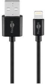 GOOBAY KABEL USB   CABLE LIGHTNING BLACK 2.0M - 72906  (72906)