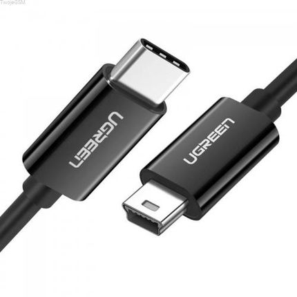 UGREEN KABEL USB-C DO MINI USB UGREEN US242, 1M (CZARNY)  ()