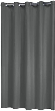 Zasłona prysznicowa Sealskin Coloris poliester / bawełna 180x200 cm szara (232211314)