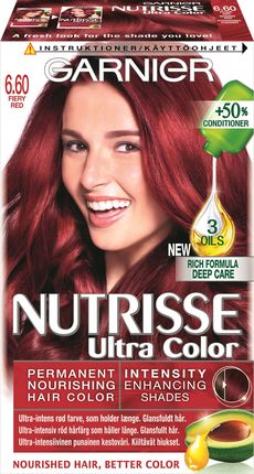 Garnier Nutrisse Ultra Color Farba do włosów 6.60 Intensiv Rod 60 Rod