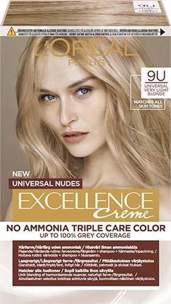 L'Oreal Paris Excellence Farba do włosów Universal Nudes Very Light Blonde 9U