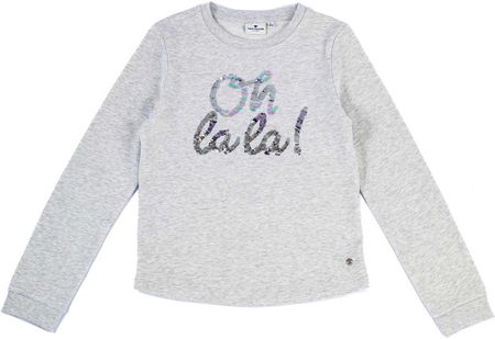 Dziewczęcy komplet bluza + koszulka, szary, Tom Tailor  TOM TAILOR