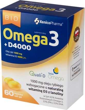 bio Omega3 + D4000 60 kaps.