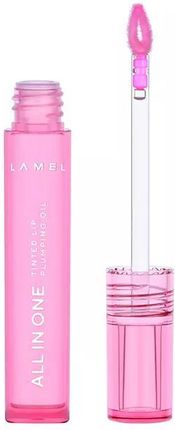 Lamel Professional Odżywczy Olejek Barwiący Do Ust - All In One Lip Tinted Plumping Oil 402 3ml