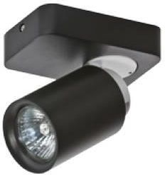Azzardo Tomi 1 AZ0681 FH31311A11-BK Lampa sufitowa Spot Reflektor 1x50W czarny aluminium