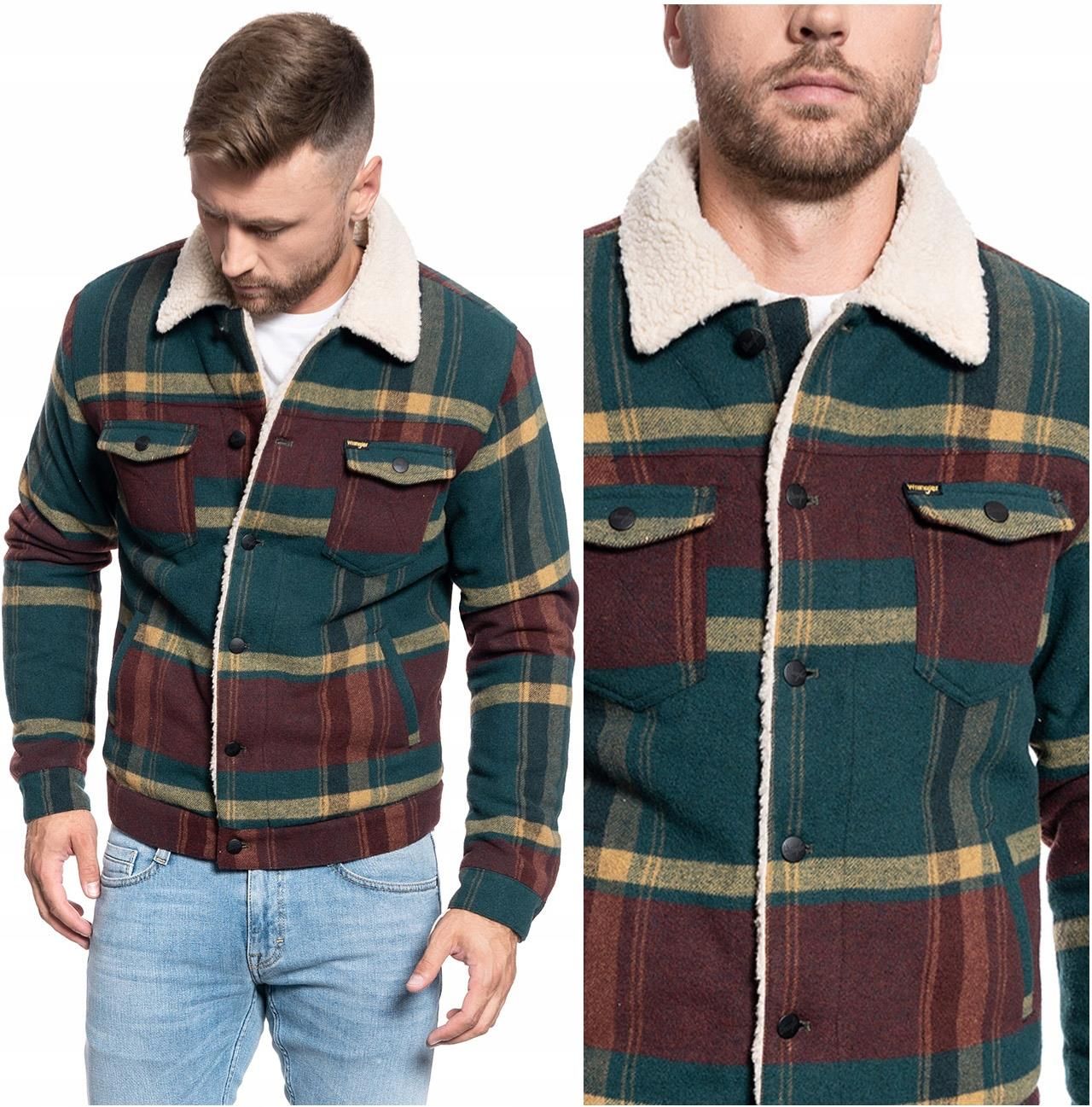 Wrangler WM7954 Over All In One BIG 【XL】 Wrangler Sherpa Jacket Męska Kurtka Sztruksowa XL - Ceny i