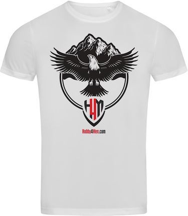 Stedman Koszulka T Shirt Hobby4Men Sports Biała Góry R.L St8000 (H4M G L)
