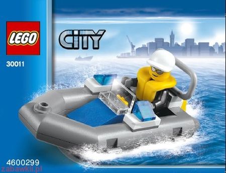 LEGO City 30011 Motorówka Policyjna