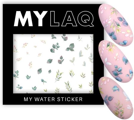 Mylaq Naklejki wodne na paznokcie - My Green Leaf Sticker