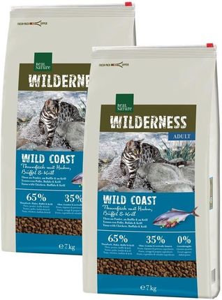 Wilderness Wildcoast Adult Tuńczyk Z Kurczakiem Bawołem I Krylem 2X7kg