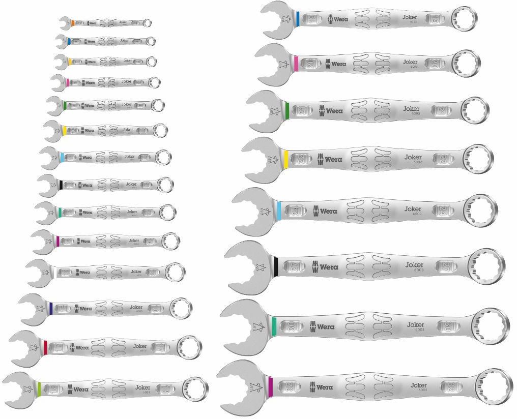 Wera Zestaw Kluczy Płaskooczkowych 6003 Joker 22 Set 1