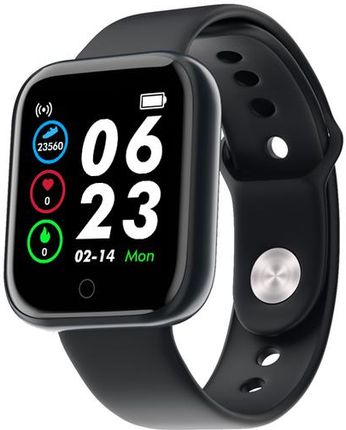 Zegarek smartwatch opaska sportowa Y68S - czarny