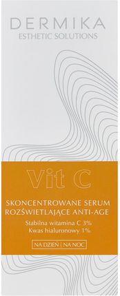 Dermika Estetic Solution Vitamin C Przeciwzmarszczkowe Serum Do Twarzy 30 ml - zdjęcie 2