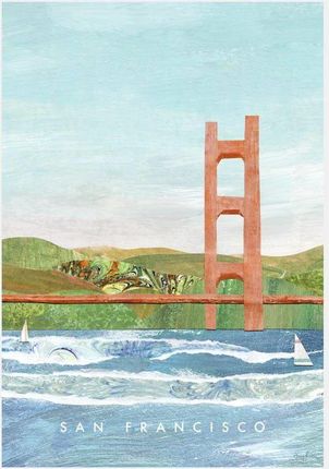 San Francisco Usa Plakat 59,4 X 84 (Format A1)