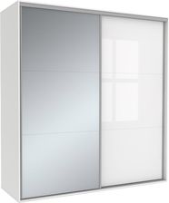 Zdjęcie Mebel Bos Szafa Tivoli 200X210 B 3Bp 3L Biały Połysk Lustro 100323967 - Stepnica